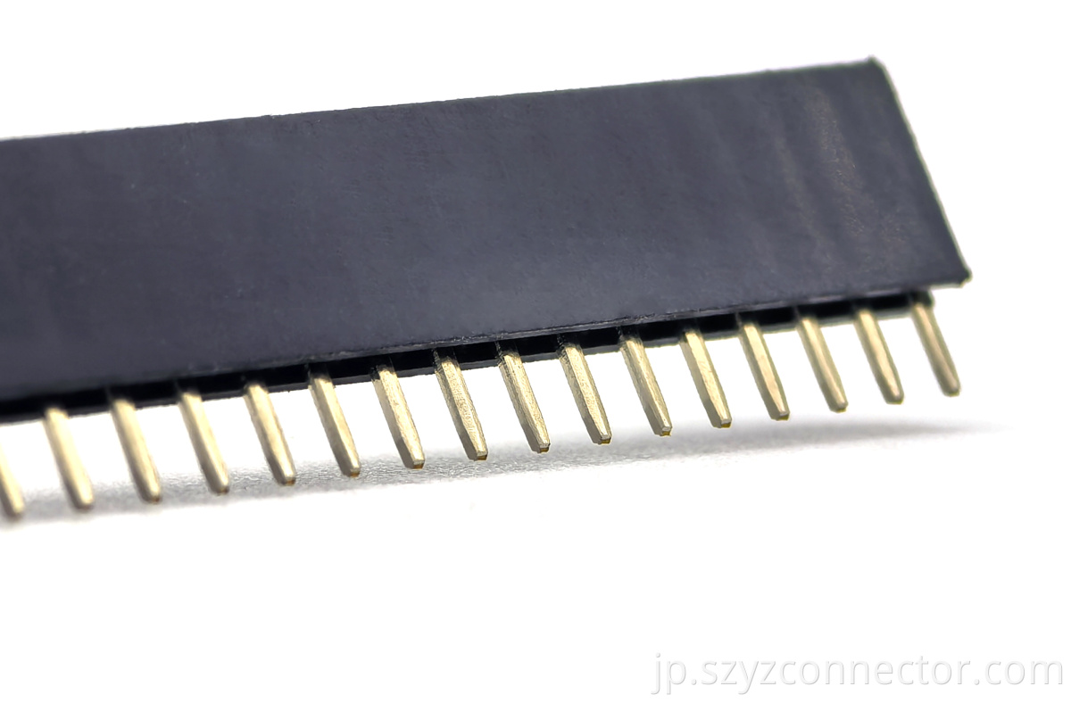 2.0mmピッチ女性ヘッダーシングルローストレート 2.0mm Pitch Female header Single Row Straight